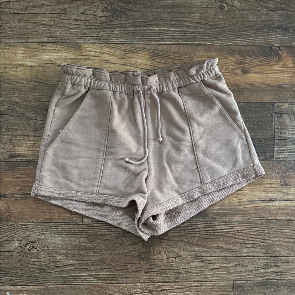 A&F Brown Sweat Shorts